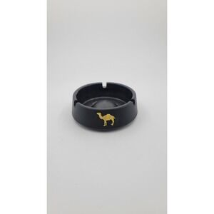 Vintage CAMEL Black Cast Iron Ashtray‎ Orange Cigarette
